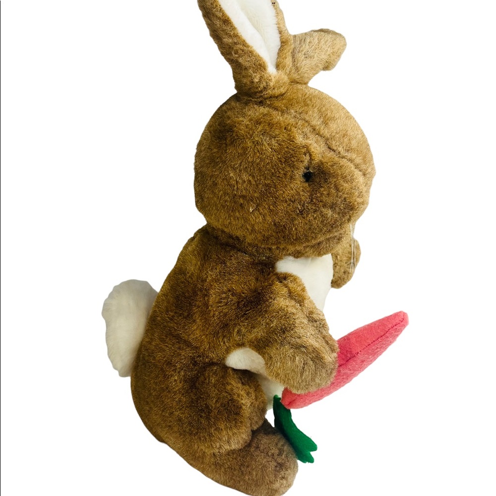 Vtg Eden Peter Rabbit Beatrix Potter EDEN with Carrot Cute Plush Bunny 15”